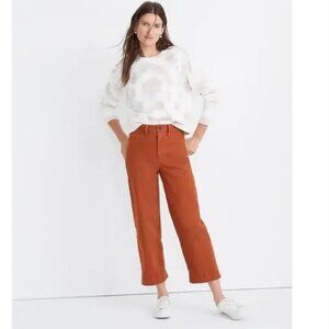 Madewell Slim Emmett Wide Leg Crop Pants